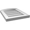 Ekena Millwork Arch Top Surface Mount PVC Gable Vent: Functional, w/ 2"W x 1-1/2"P Brickmould Frame, 14"W x 18"H GVPAR14X1802SF - alternate 2